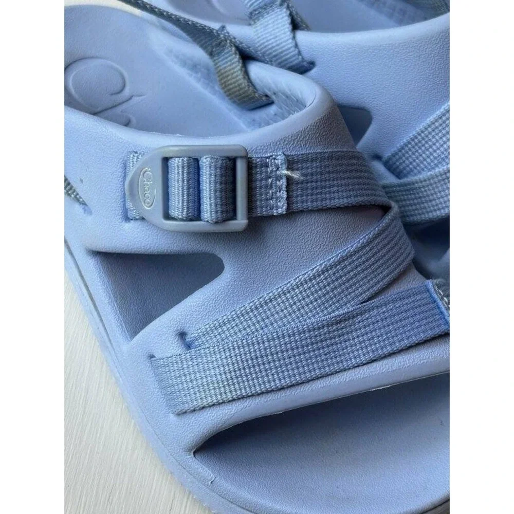 Chaco Kids Chillos Sport Sandal Water Shoe Blue Purple Size 2